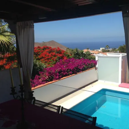 Luxury Pool With Jacuzzi And Sauna Ocean View Villa Chayofa